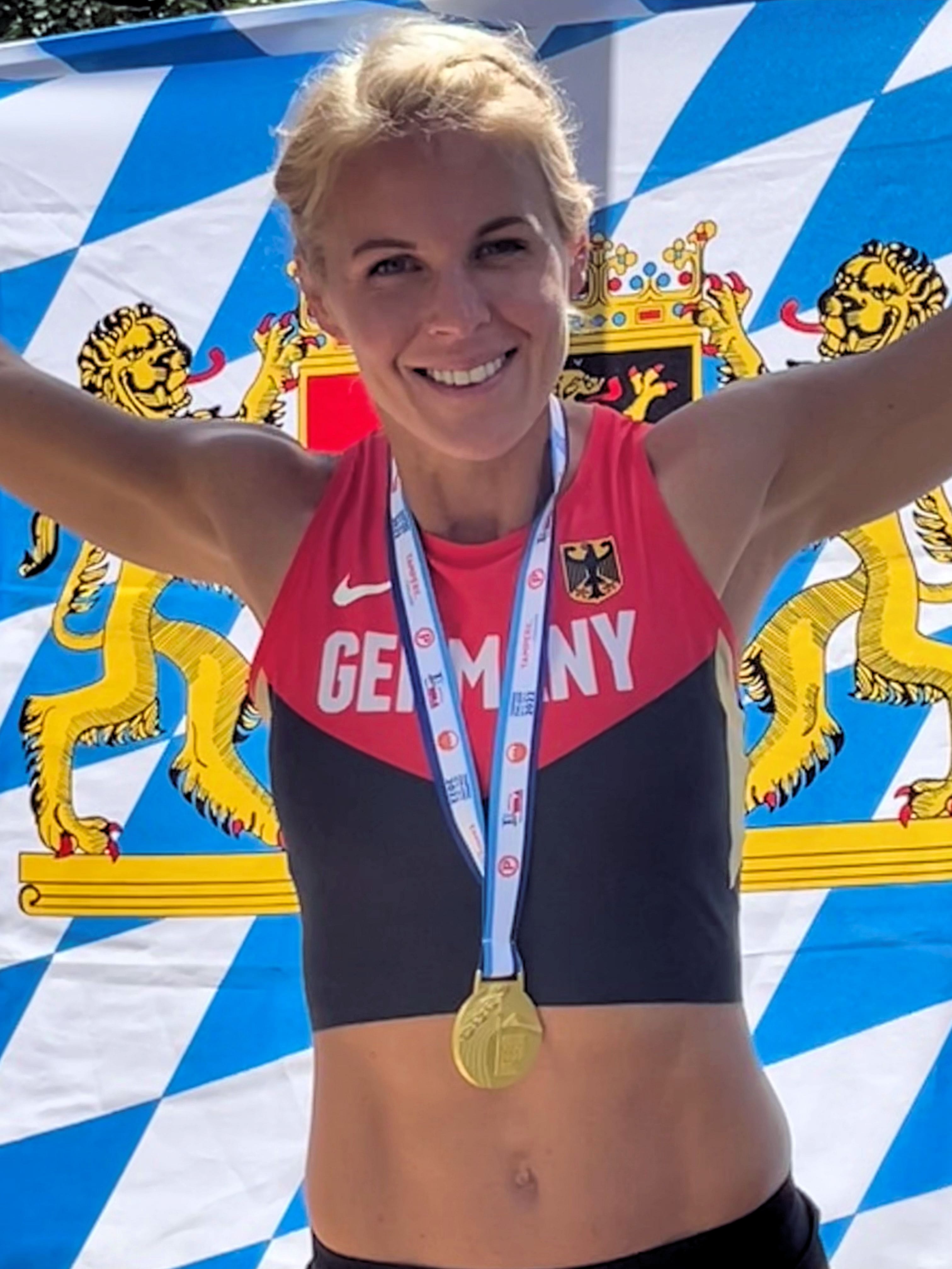 Jenny Vogt (TSV) Weltmeisterin im Speerwurf der AK 35 !!