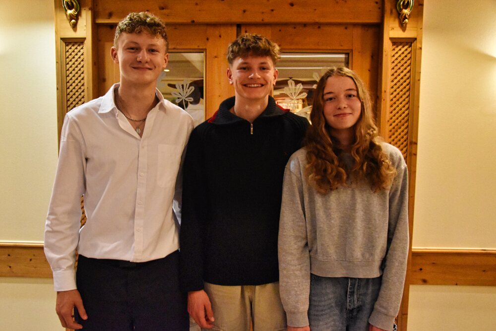 Jakob Sand, David Kleinschrodt, Leonie Schinko