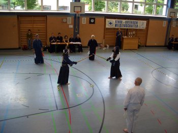 Kendo in der Turnhalle